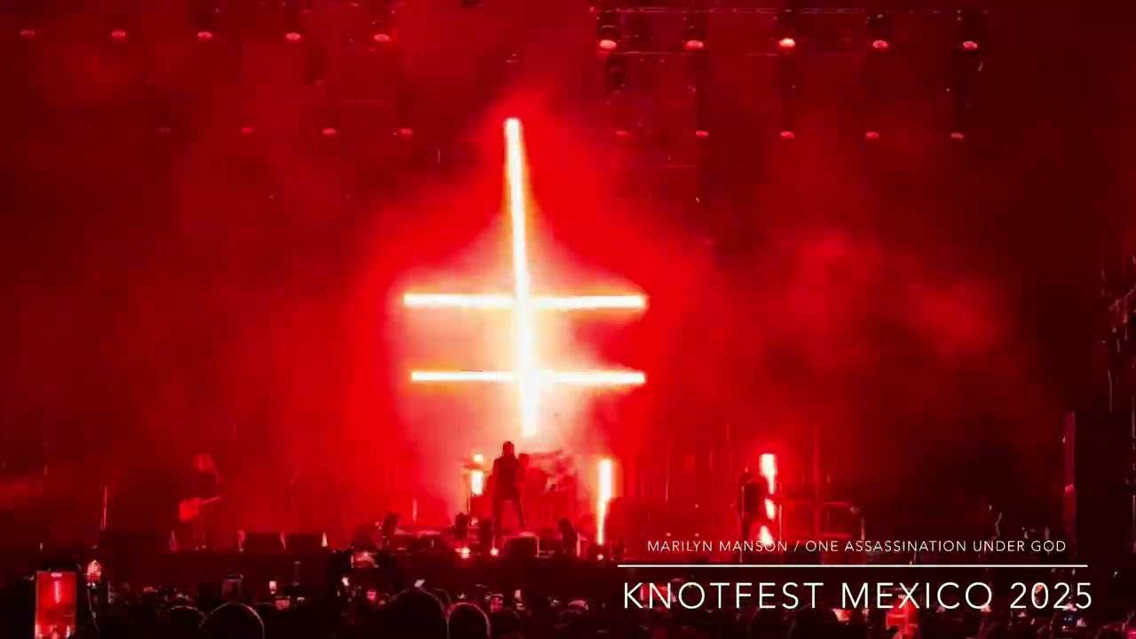 Marilyn Manson / One Assassination Under God live at Knotfest México 2025
