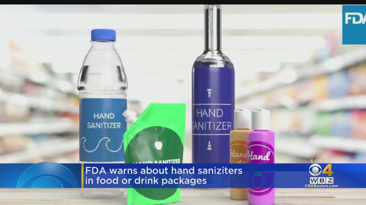 FDA Warns About Hand Sanitizers That Look Like Kids' Foods, Beer Cans And Vodka Bottles