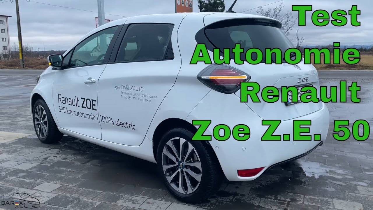 Test Autonomie Renault 2021  Zoe Z.E. 50 - Darex Auto