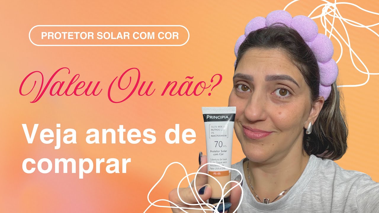 PRINCIPIA - Protetor solar com cor. NÃO COMPRE ANTES DE VER !