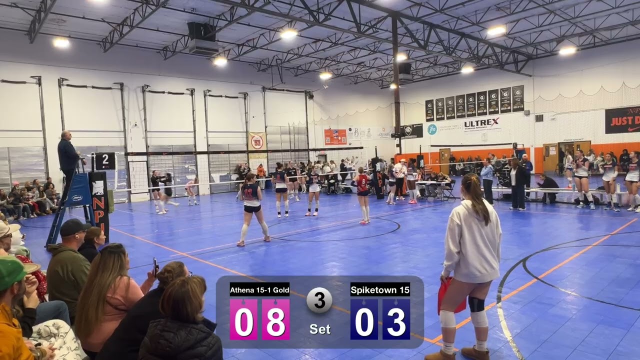 Power League #1 Pool Play: Spiketown 15 v Athena 15-1 Gold Set 3