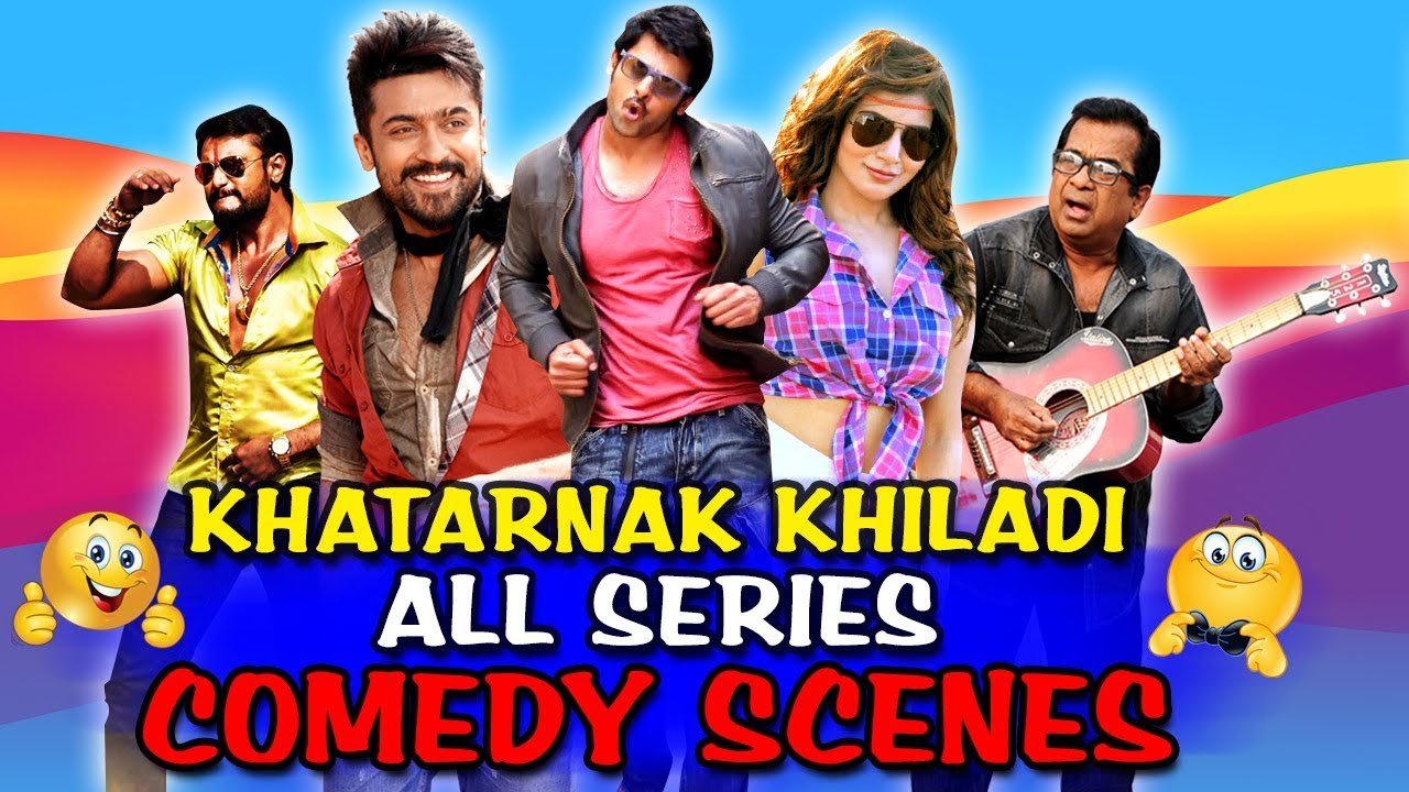 Khatarnak Khiladi All Series Comedy Scenes | South Indian Hindi Dubbed Best Comedy Scenes