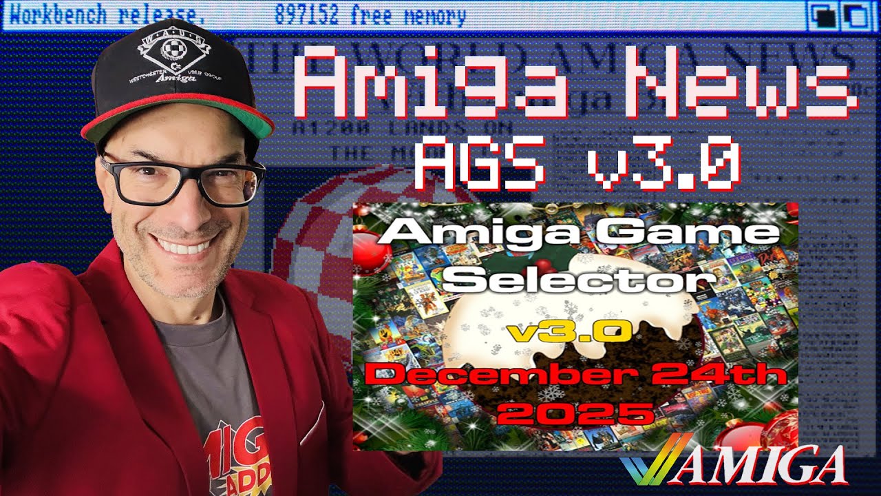 Amiga Game Selector AGS 3.0, новый Крис Хюльсбек, PiMiga 5, Amiga Addict/Format и другие новости ...