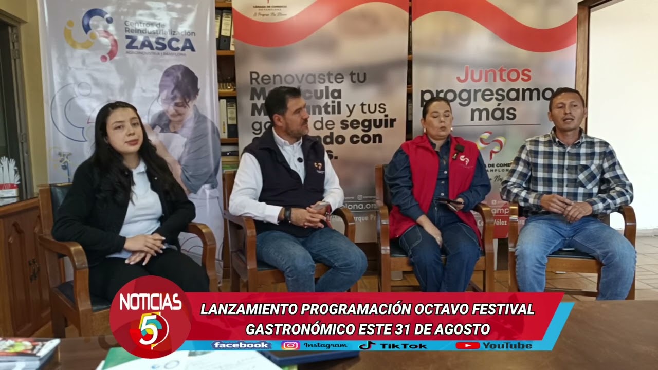 LANZAMIENTO PROGRAMACIÓN OCTAVO FESTIVAL GASTRONÓMICO ESTE 31 DE AGOSTO