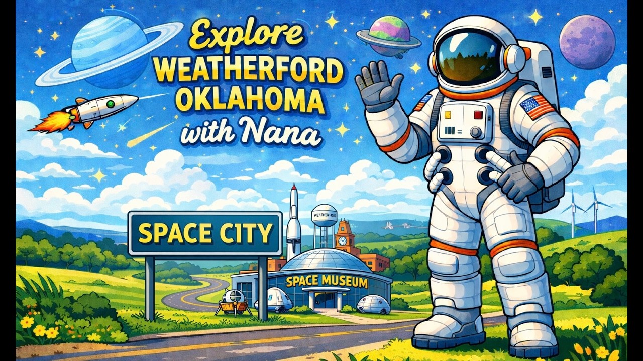 Come explore Weatherford Oklahoma with Nana.