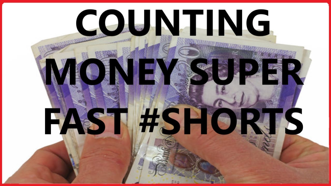 Counting Money Super Fast #Shorts