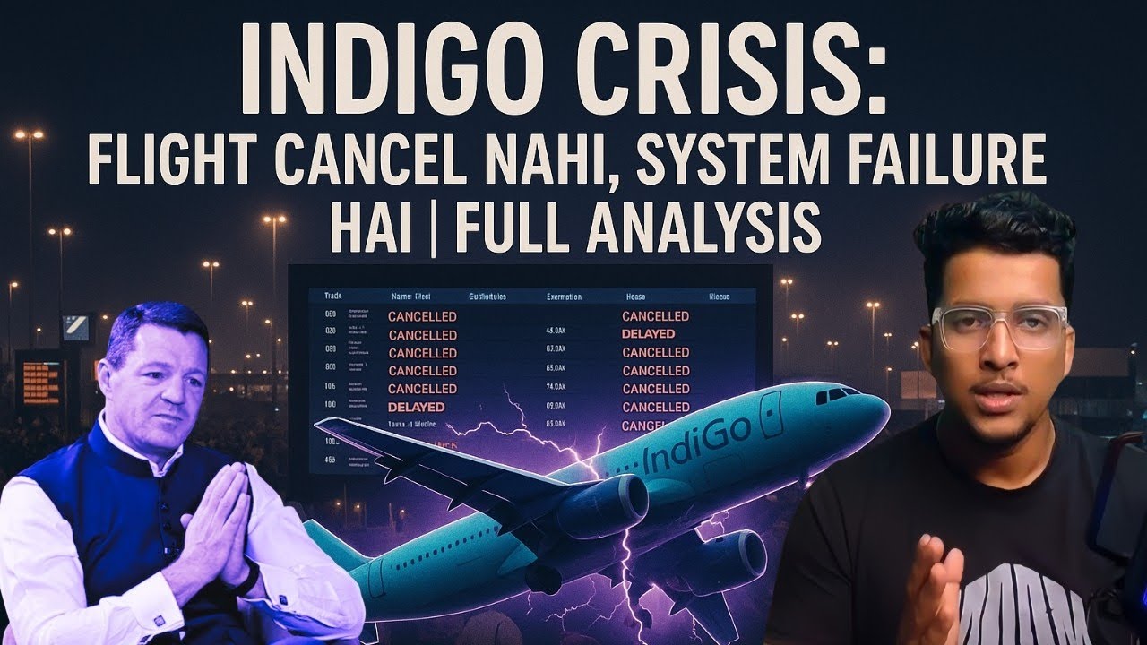 IndiGo Crisis: Flight Cancel Nahi, System Failure Hai | Full Analysis