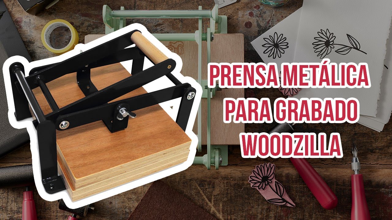 Prensa metálica para Grabado Woodzilla