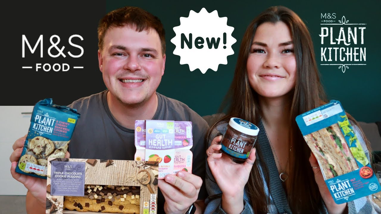 trying *NEW* M&S snacks | TASTE TEST | Jan 2022!