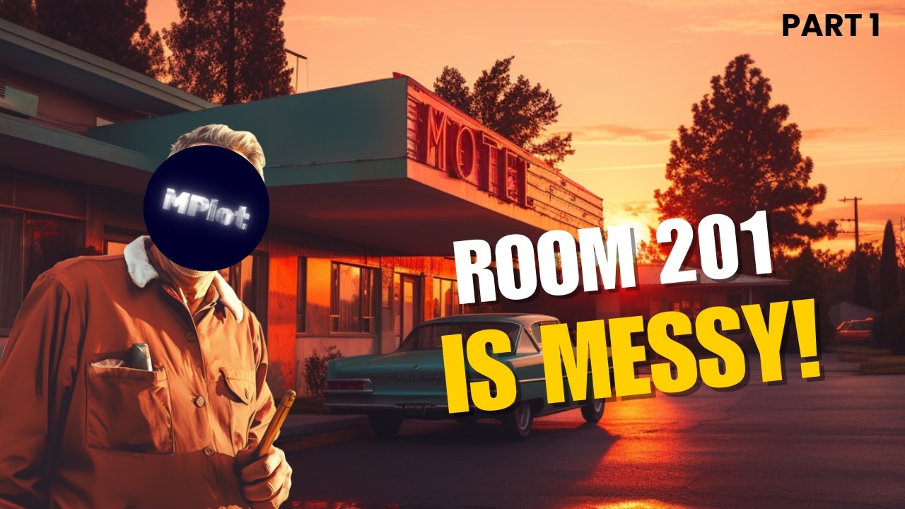 cleaning room 201 - sunset motel game