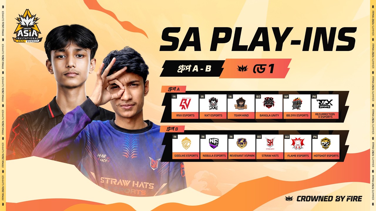 SA Play-ins Day 1 | FFMAI 2026 Summer | Garena Free Fire