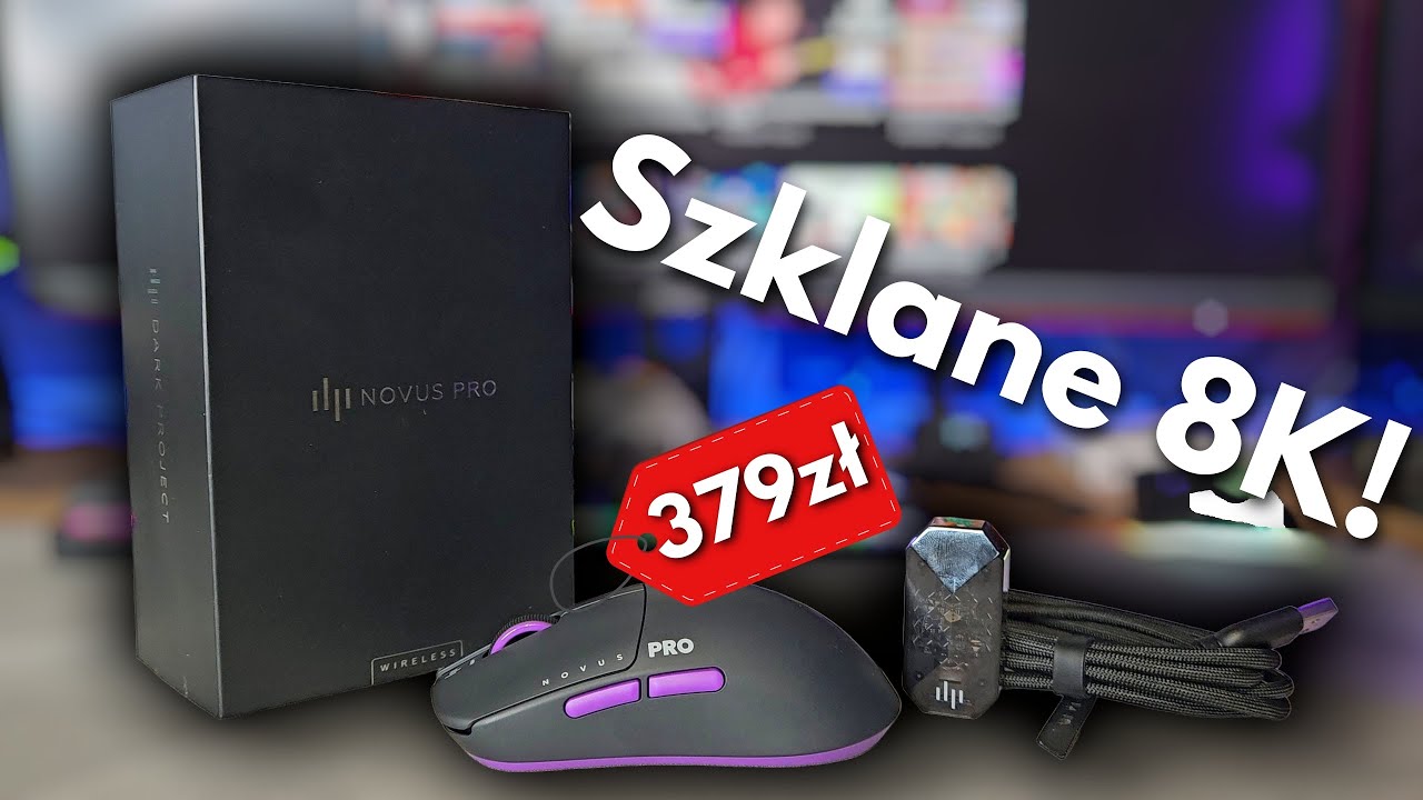 Dark Project Novus PRO - Myszka dla graczy, która oferuje wszystko!