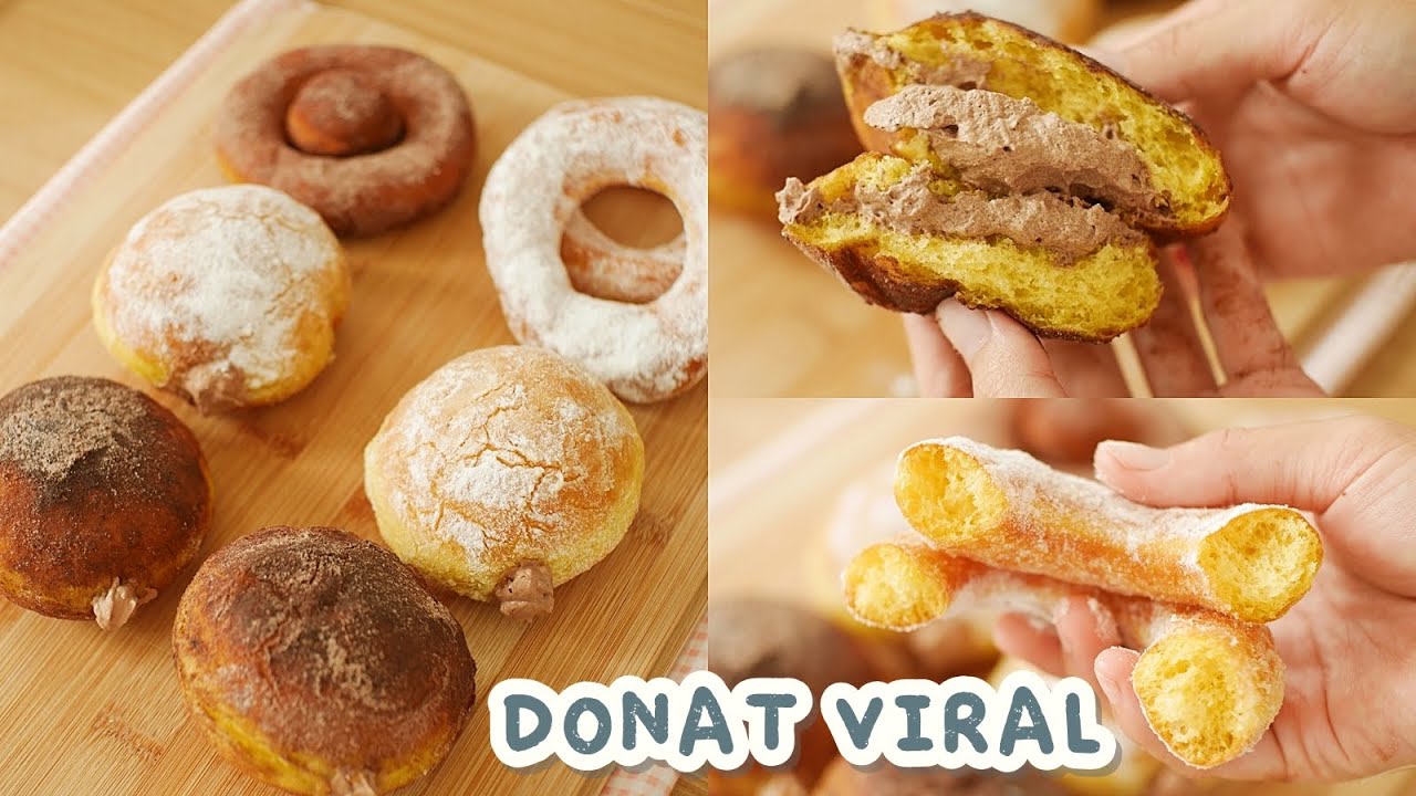 DONAT VIRAL Blok M!! Bikin Sendiri Pumpkin Donut Super Lembut, Wangi, Enak Banget!!