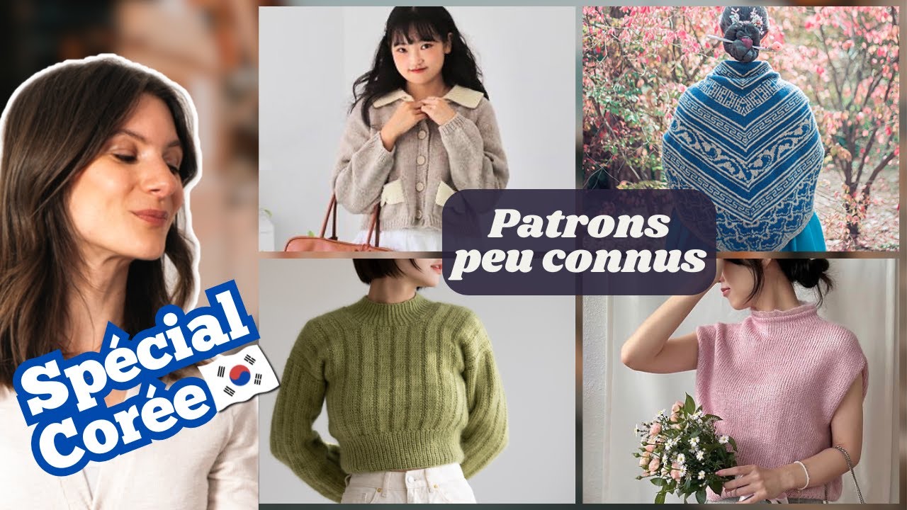 Patrons de tricot qui sortent des sentiers battus : édition Corée !
