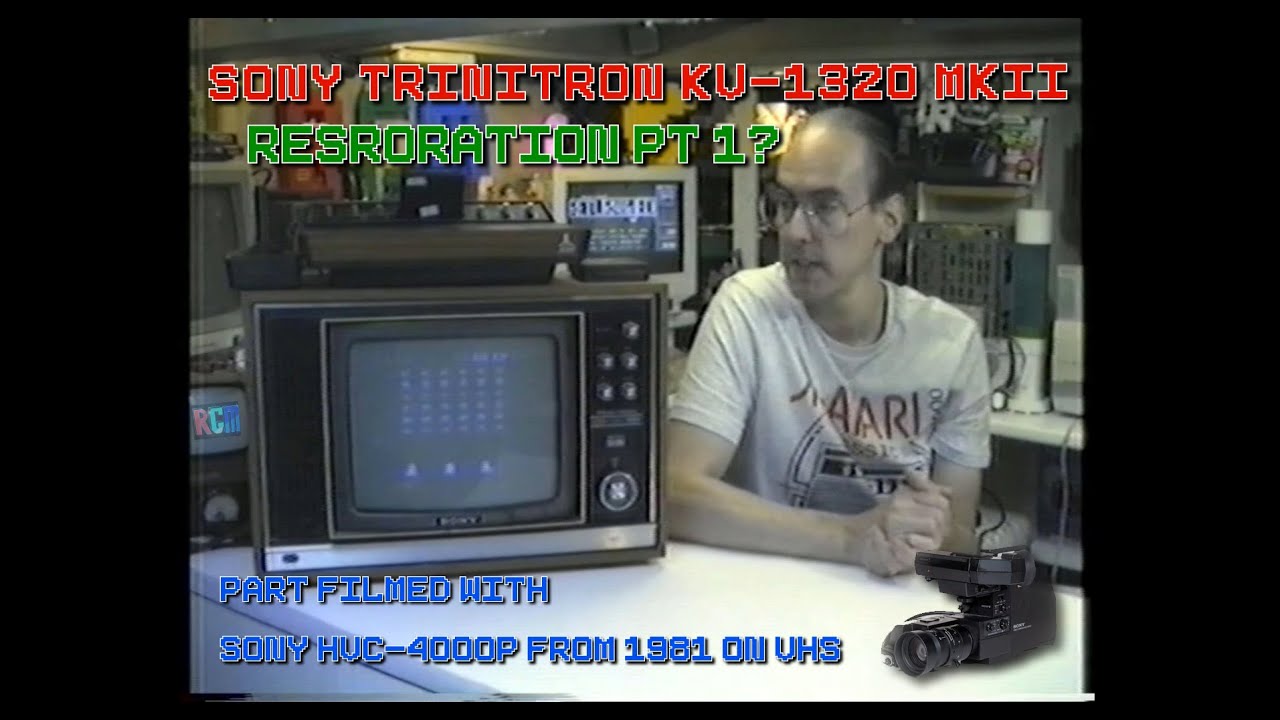 Цветной телевизор SONY KV-1320 MKII TRINITRON 1971 года [ВОССТАНОВЛЕНИЕ ЧАСТЬ 1] частично снято н...