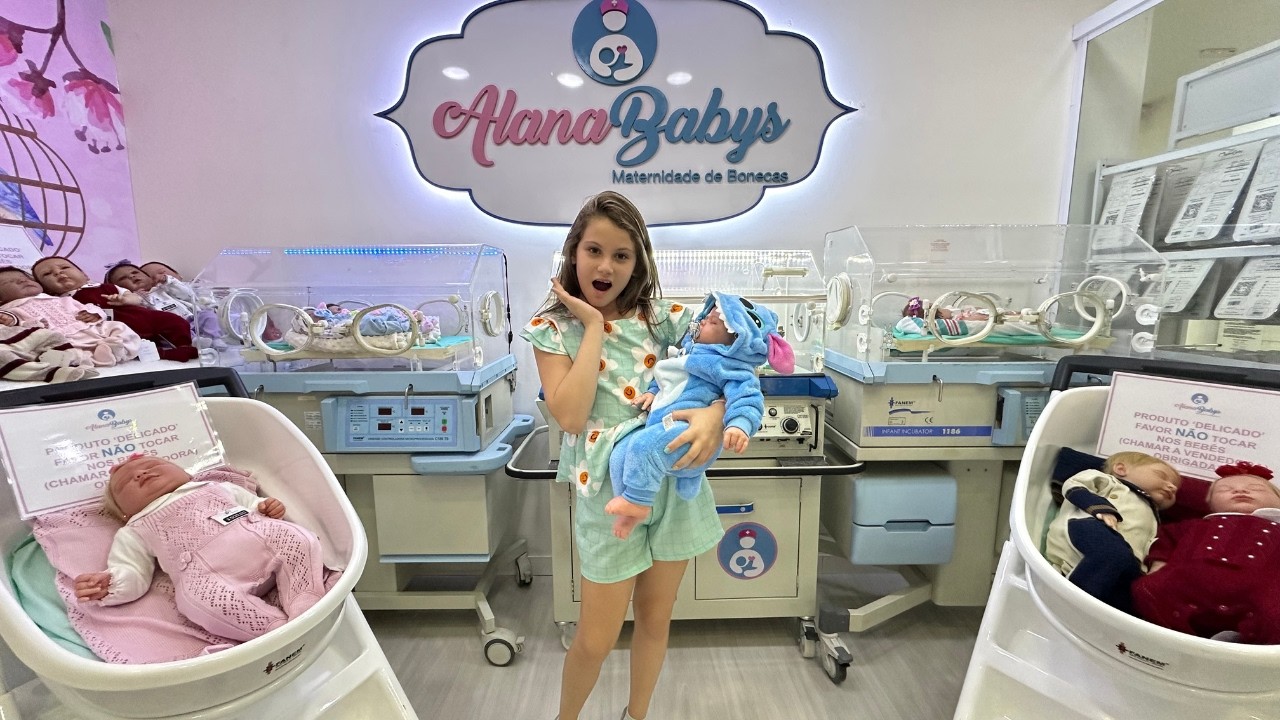 VOU SER MÃE DE UM BEBE REBORN- FUI EM UMA MATERNIDADE DE BEBE REBORN - @Alana Babys