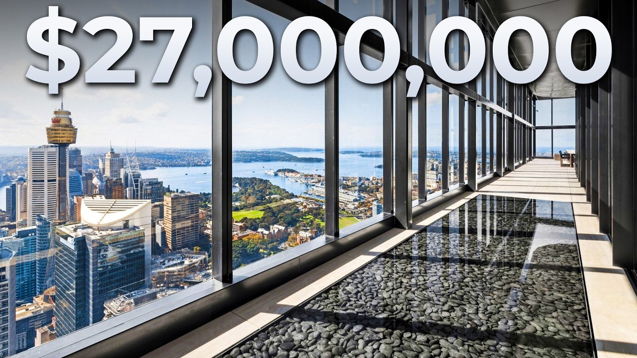 🏘️ Inside THE MOST EXPENSIVE 2 Storey Penthouse in Sydney, NSW | Sydney Penthouse Tour