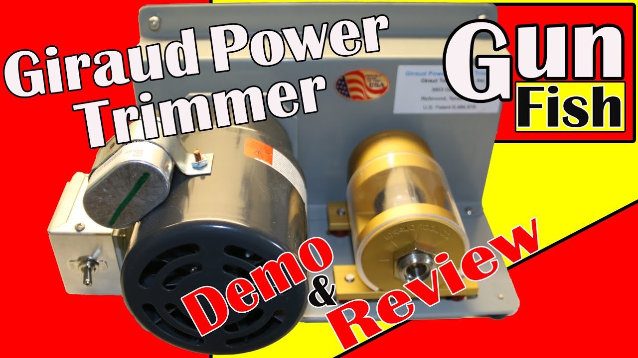 Giraud Power Trimmer Review & Demo - Trimming .308 Brass