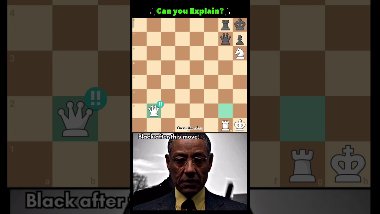 BRILLIANT MOVE 💎💎💎#chess #chessgame #chesspuzzle#ajedrez #checkmate #magnuscarlsen#шахматы#shorts