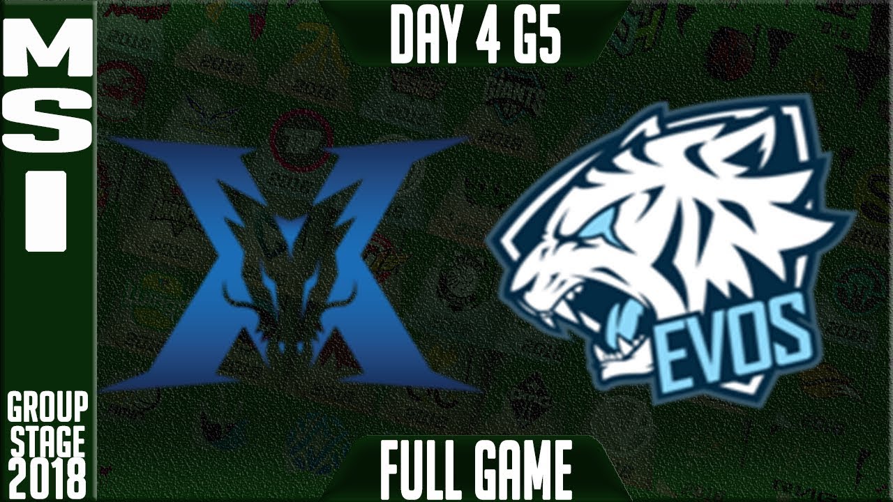 KZ vs EVS Highlights | MSI 2018 Day 4 Group Stage | King-Zone DragonX vs Evos Esports