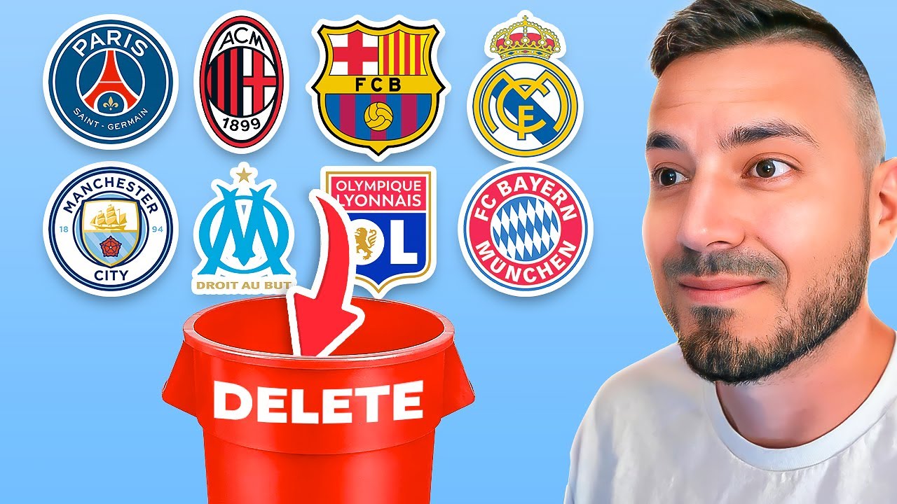 I Deleted Every Big Club From Football 🗑️