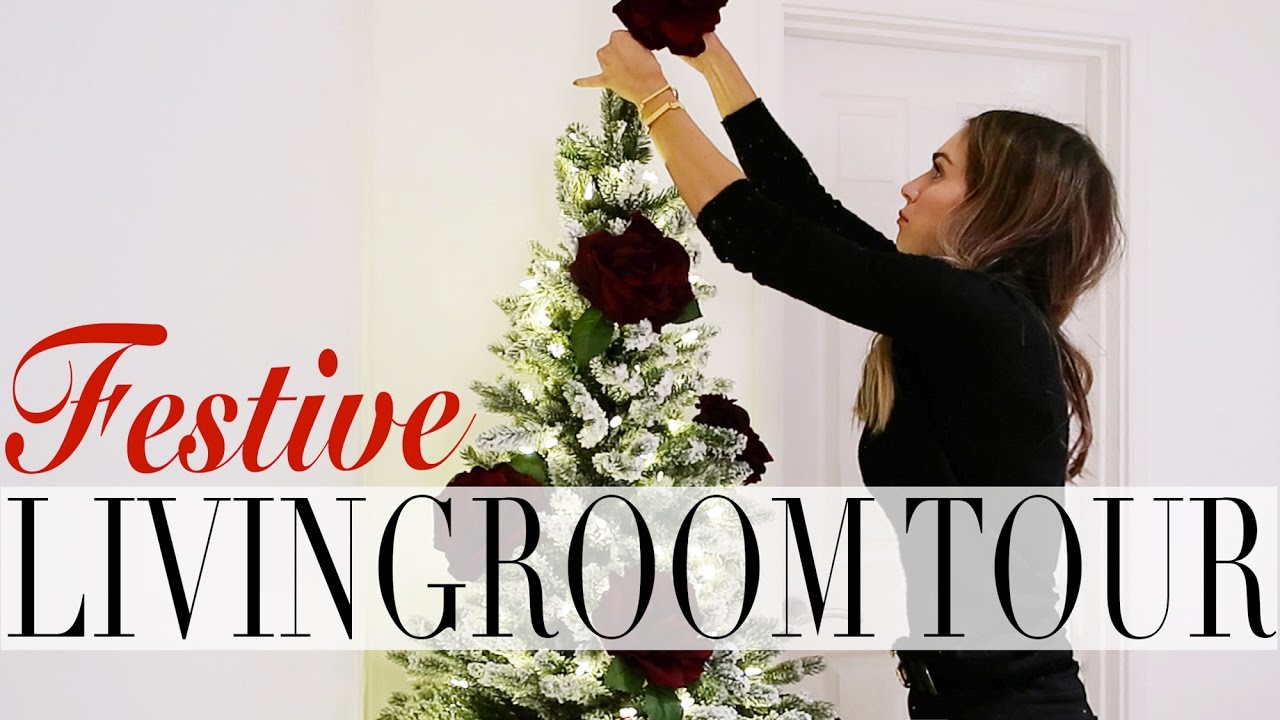 CHRISTMAS LIVINGROOM TOUR | Lydia Elise Millen | VLOGMAS DAY TWO