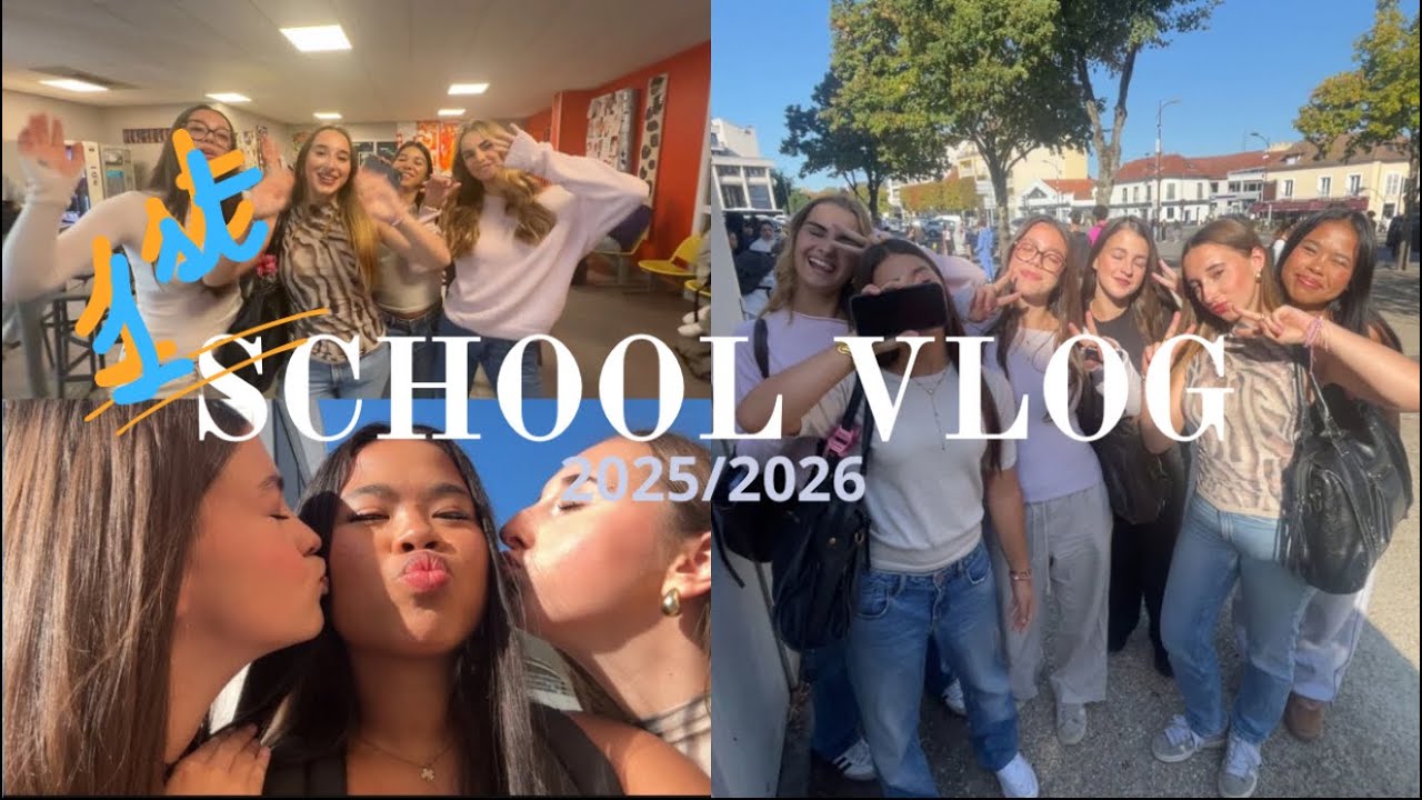 SCHOOL VLOG : MA 1ERE SEMAINE DE COURS