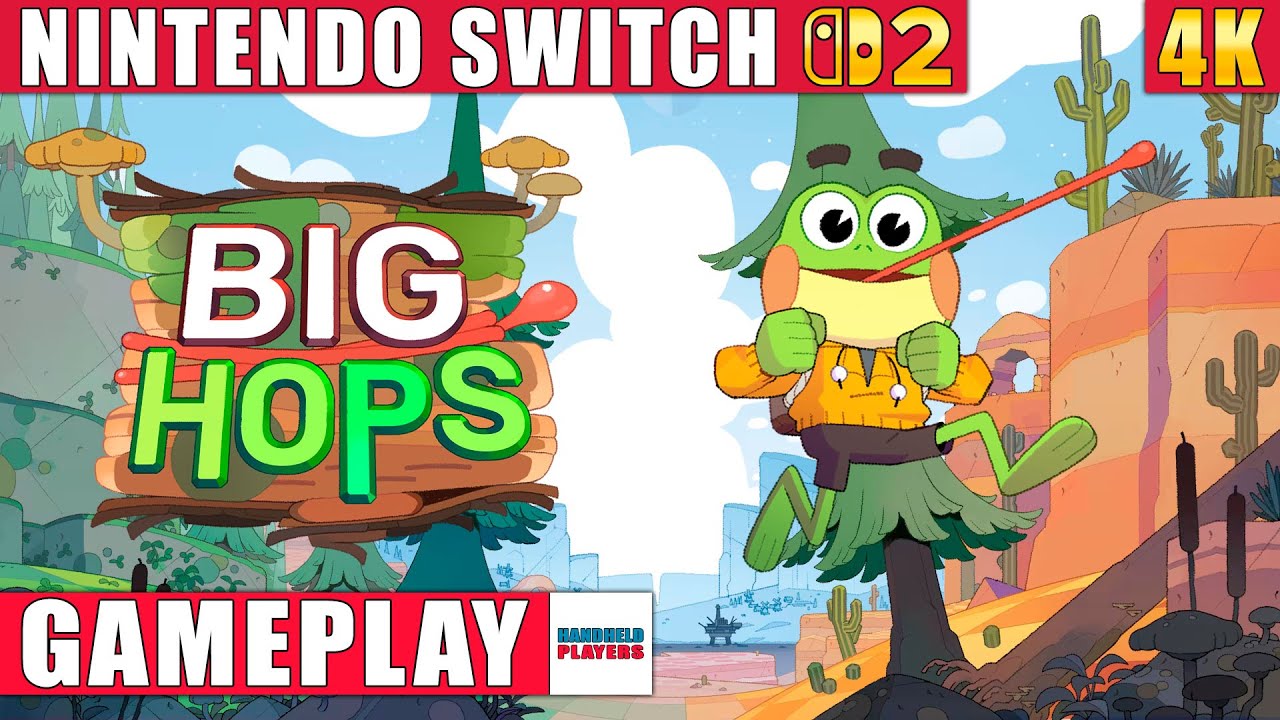 Big Hops Nintendo Switch 2 Gameplay in 4K