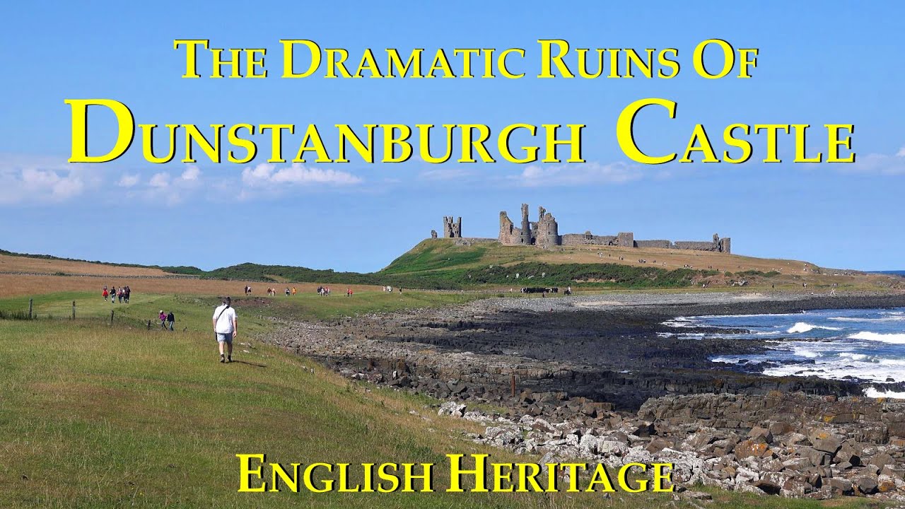 4K The Dramatic Ruins Of Dunstanburgh Castle.