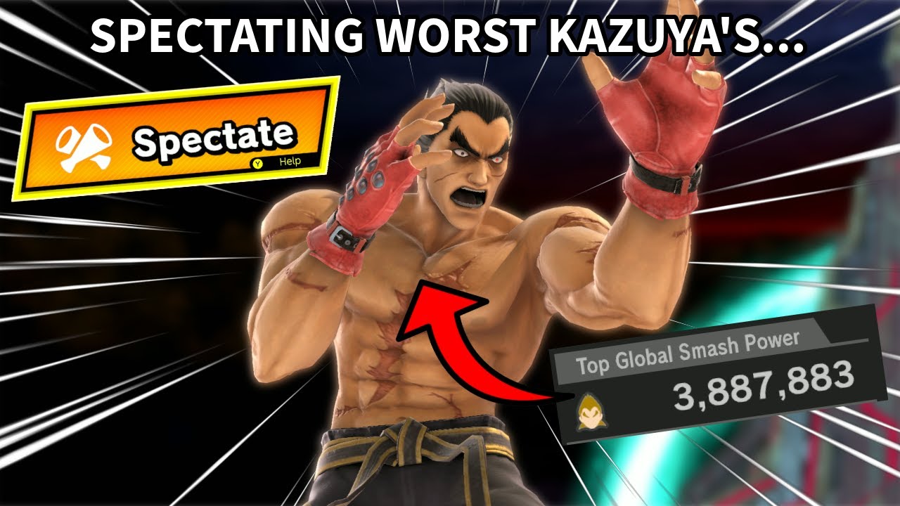 Almost Every Single Kazuya In This Video Were So BAD In Smash 😭...