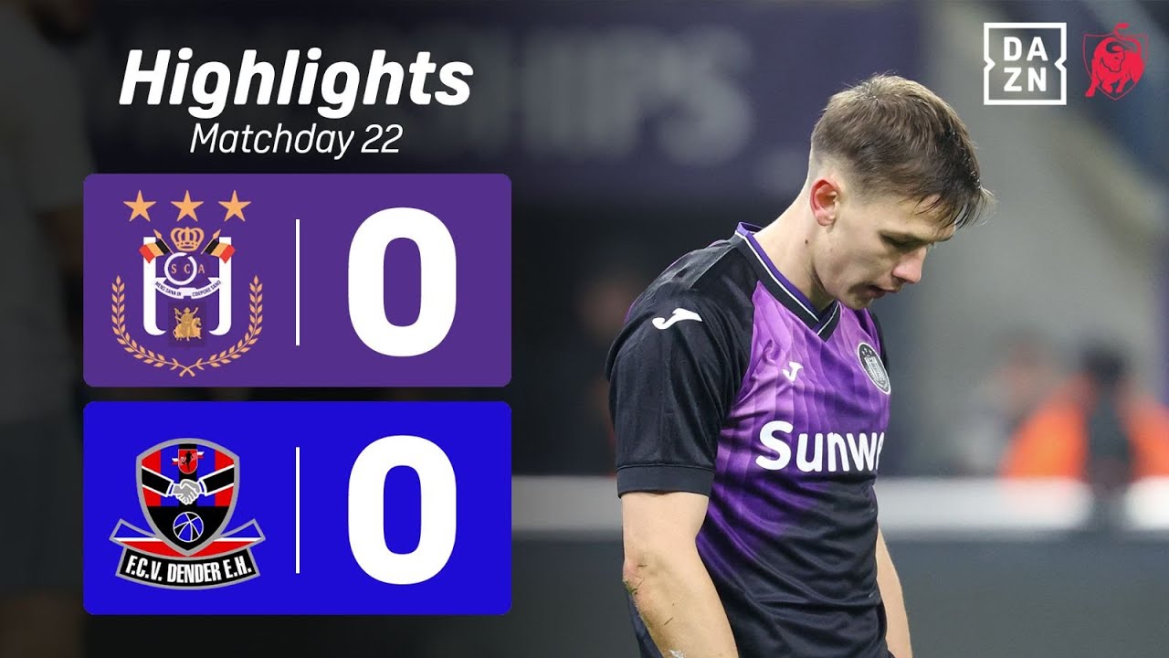 Paars-wit kan voor de 4️⃣de #JPL-match op rij niet winnen. 🫠❌ | RSC Anderlecht - FC Dender