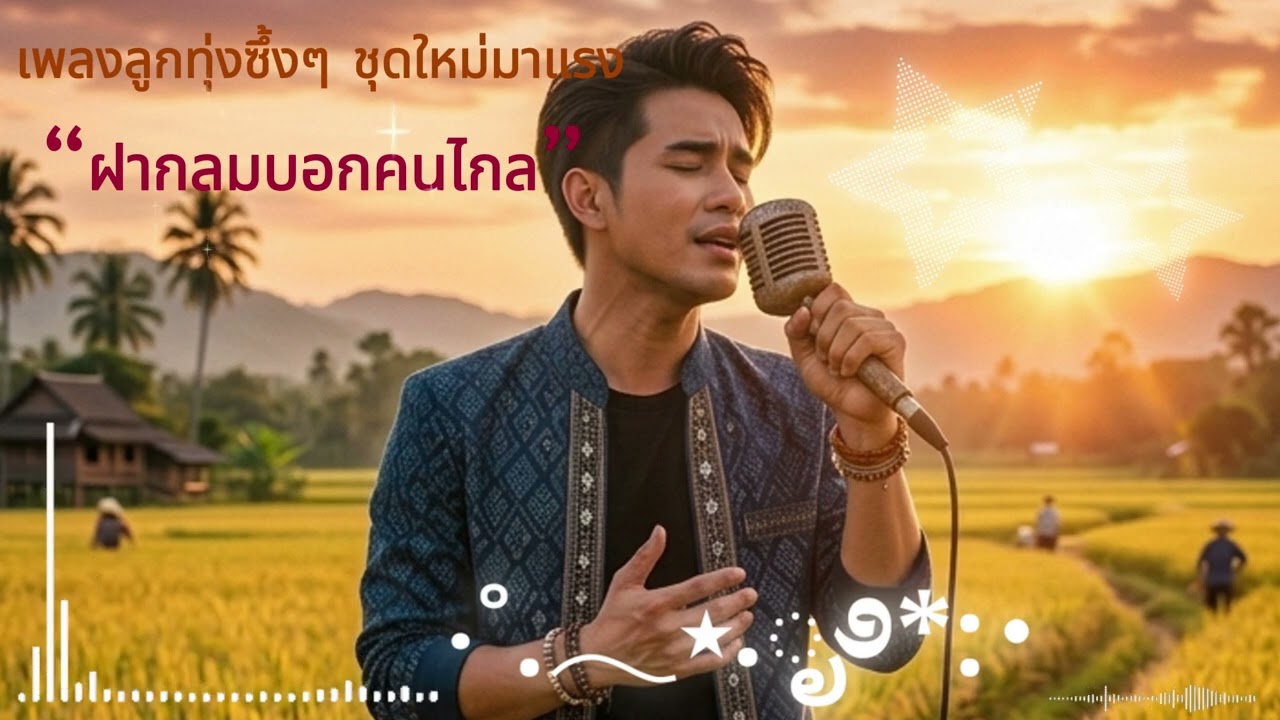 ฝากลมบอกคนไกล | เพลงลูกทุ่งเพราะๆ ชุดใหม่มาแรง#ฝากลมบอกคนไกล #เพลงลูกทุ่ง #ลูกทุ่งใหม่ #เพลงเพราะ