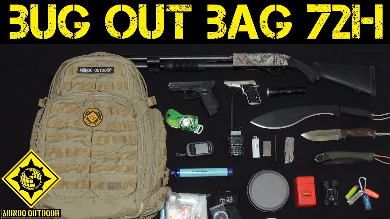 Bug Out Bag - Mochila para cenário de 72h de sobrevivência v17 - 1/3