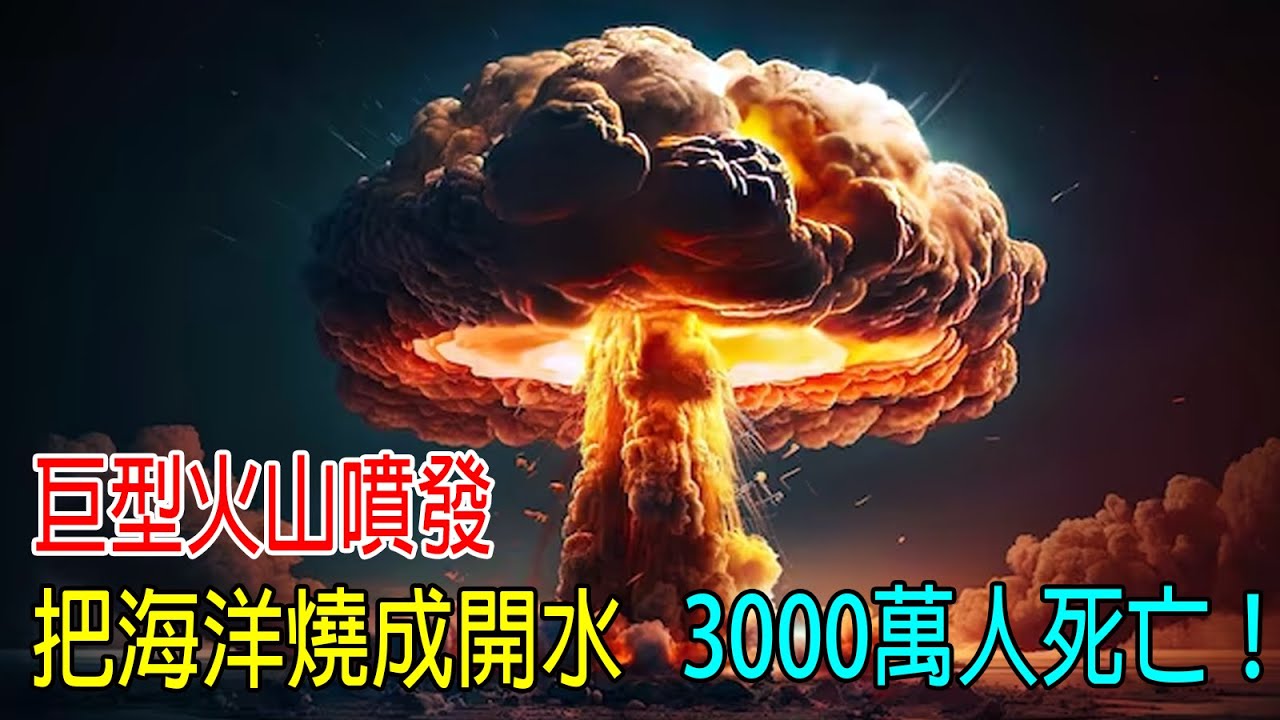 巨型火山噴發，把海洋燒成開水，3000萬人死亡！2025最新災難片