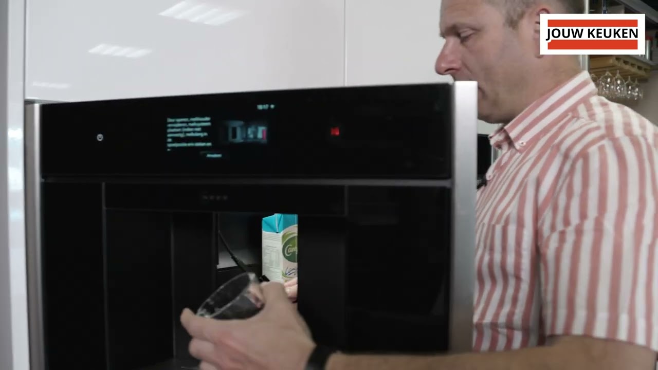 Neff CL9TX11 koffiemachine nu met vaste wateraansluiting!