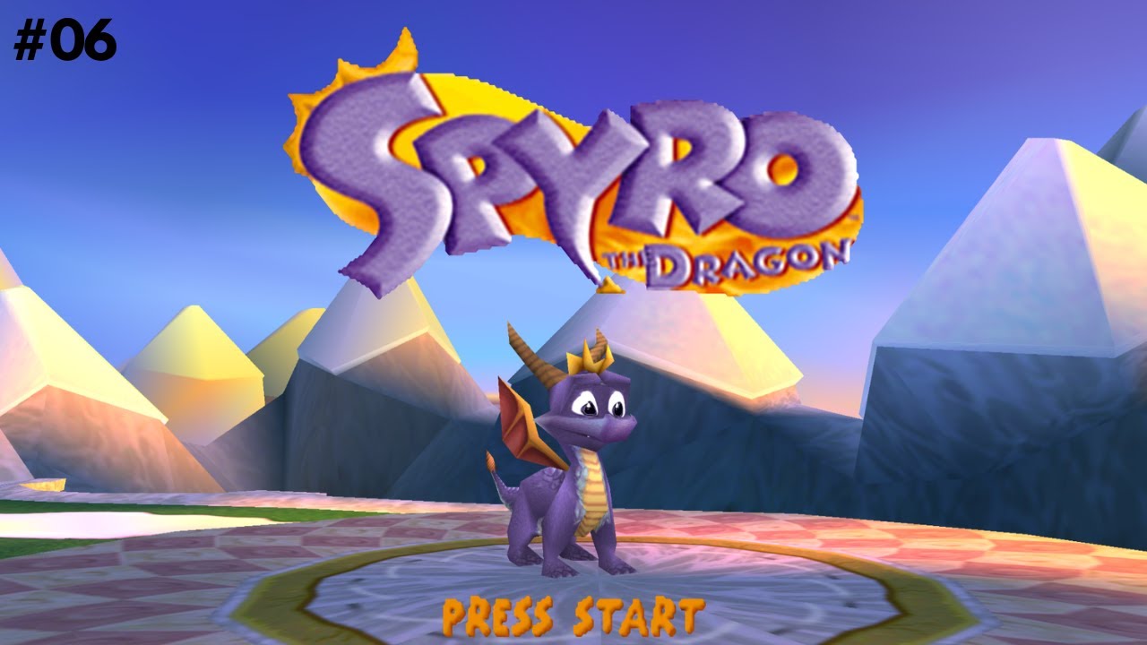 Let's Play Spyro The Dragon #06 Wizard Peak's Secrets, High Caves Challenges & Crystal Flight
