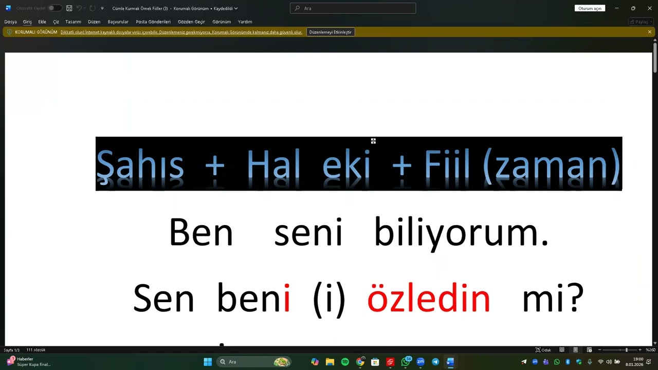 Türkçe Öğreniyorum 24 Learning Turkish 24