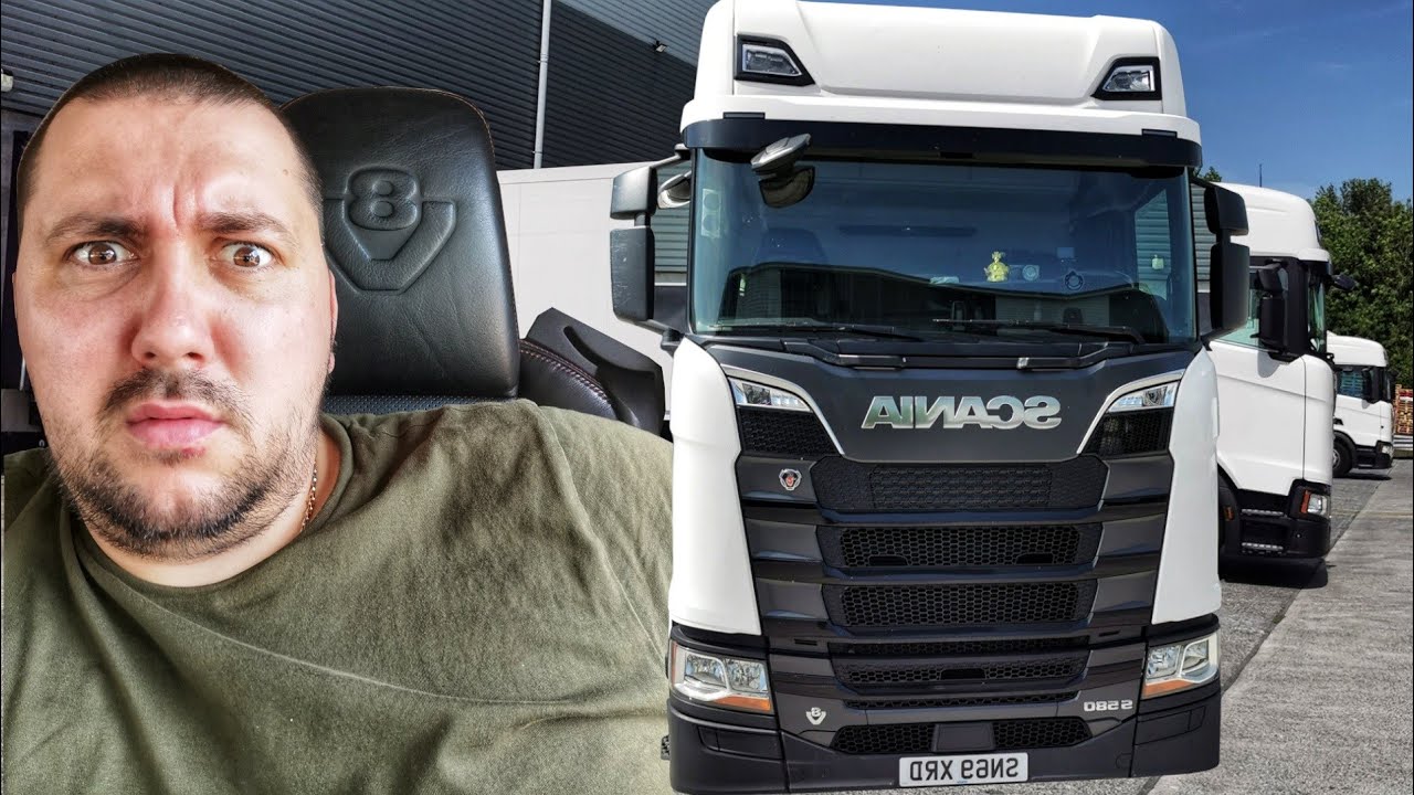 PRIMA  CURSA CU  NOUL  MEU TIR  SCANIA  S580 V8 adrian cox