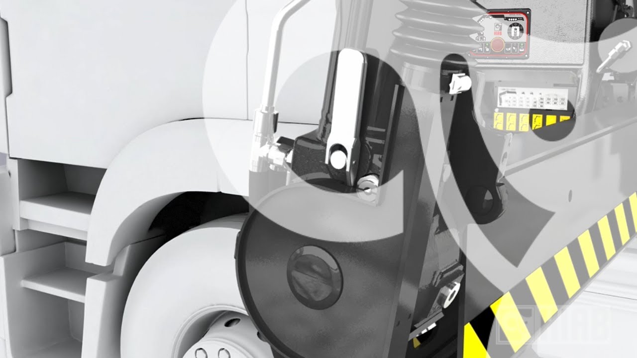 How to safely retract hydraulic stabiliser extensions with Mechanical-Tilting stabiliser legs