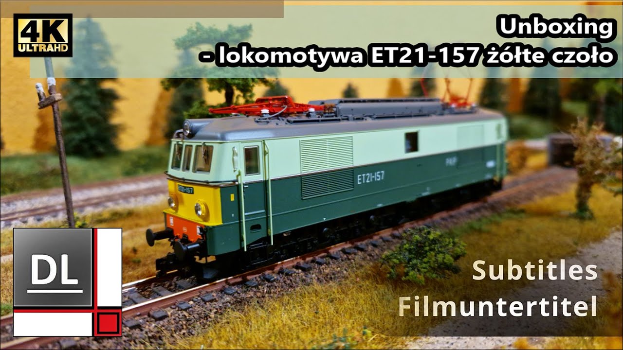 Unboxing - Lokomotywa ET21 PKP #Makieta #Piko #PKP #Unboxing #4K #DCC