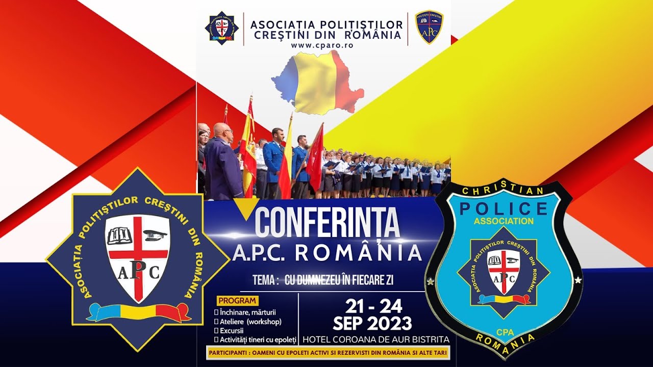 Vineri, Sesiunea 3 / Conferința Polițiștilor Creștini din România, Bistrița / Ediția a -23-a