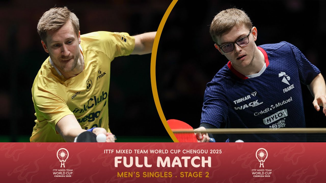 FULL MATCH | Mattias Falck vs Alexis Lebrun | ITTF Mixed Team World Cup 2025 (Stage 2)