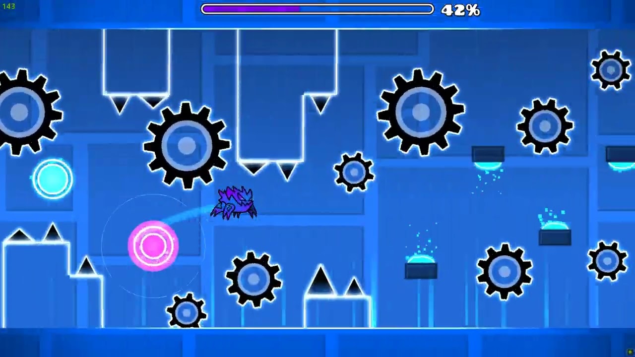 Space Invaders | Geometry Dash Layout | (My best layout yet!)