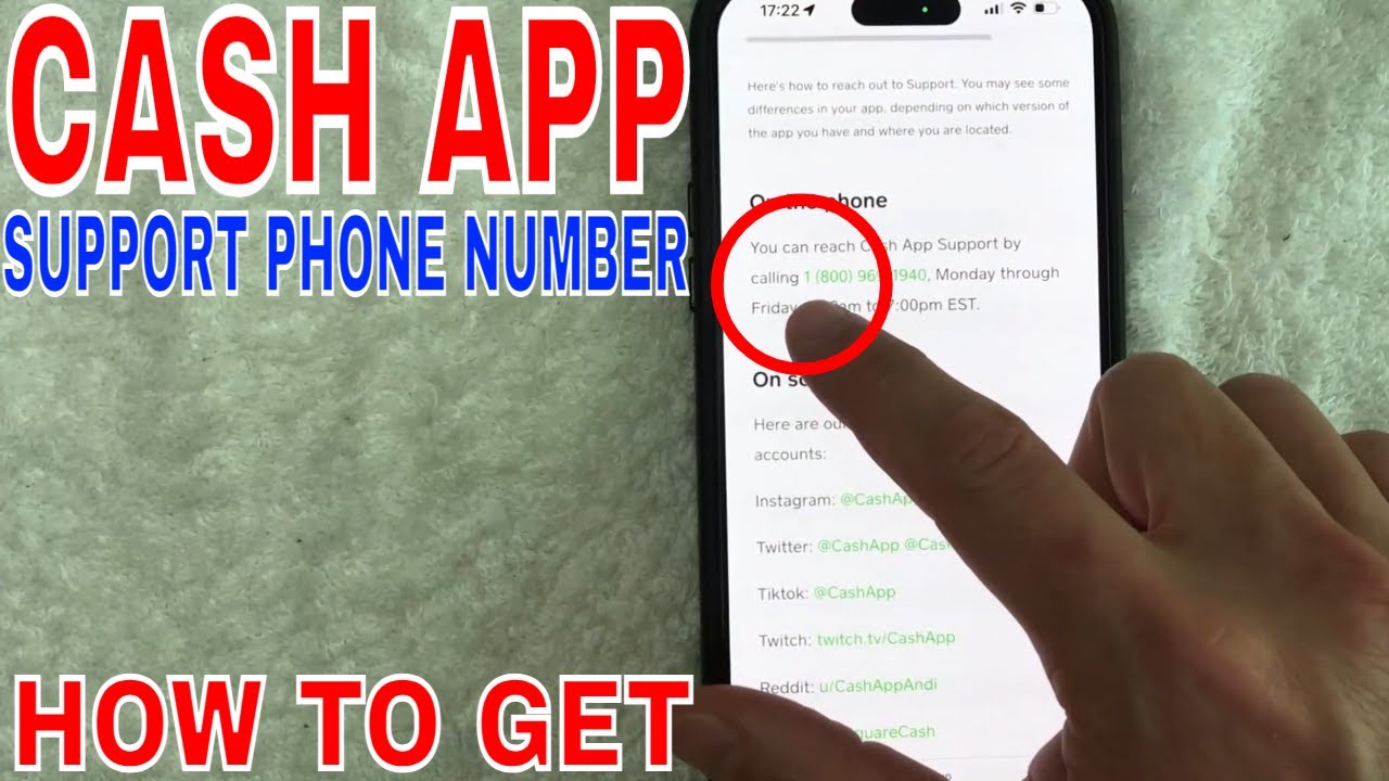 ✅ How To Get Phone Number For Cash App Support 🔴