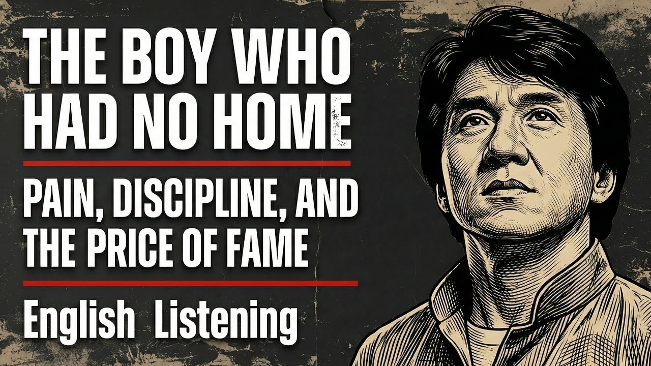 Jackie Chan: The Boy Who Had No Home | From Pain to Legend | English A2