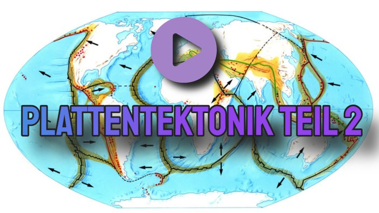 Plattentektonik 2 – Plattenbewegungen – Divergierende, konvergierende und konservative Plattenränder