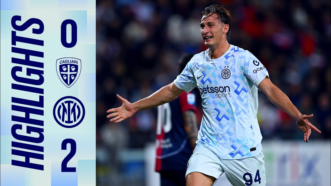 PIO'S FIRST SERIE A GOAL: WHAT A FEELING 🐥 | CAGLIARI 0-2 INTER | SERIE A 25/26 HIGHLIGHTS ⚫🔵
