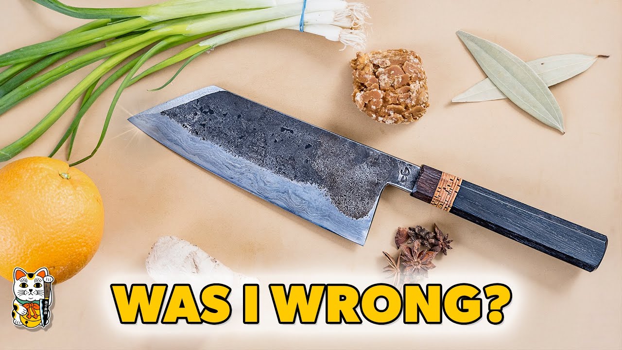 Apex Ultra Steel Any Good For Kitchen Knives? Joel Black Tall Bunka Combo Knife Review