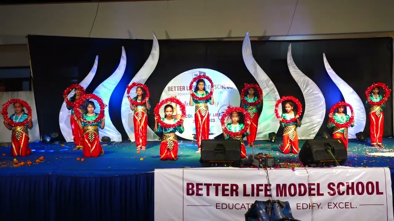 WELCOME SONG || 1ST ANNUAL DAY CELEBRATIONS || COLOURS OF LIFE || BETTER LIFE SCHOOL  || GADWAL
