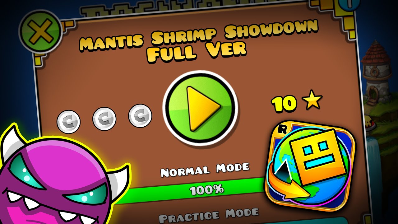 MANTIS SHRIMP SHOWDOWN FULL VERSION BY: BLUEWOLFGD [1080p60] || Geometry Dash WorldWide